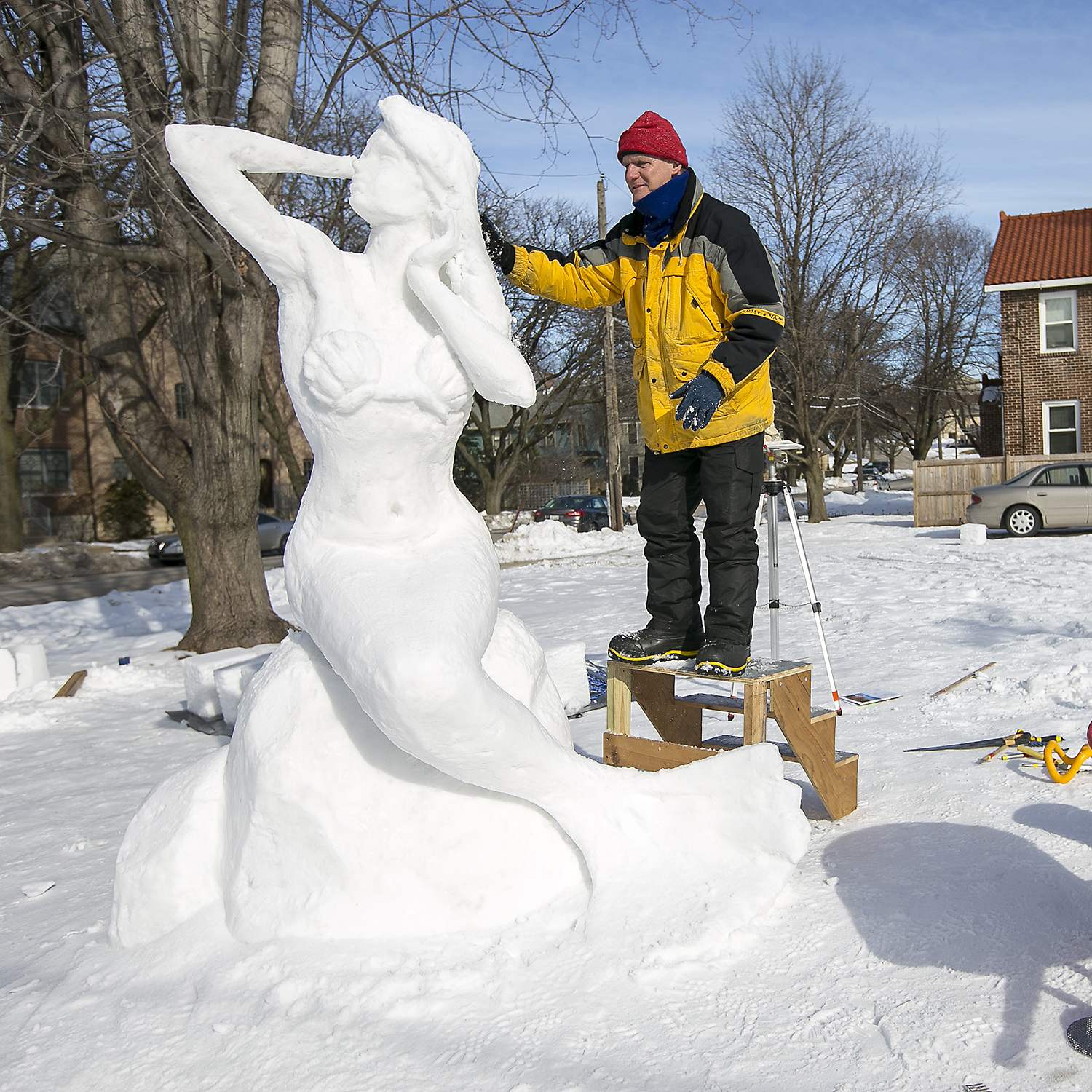 How to make an award-winning snow sculpture with Fran Volz