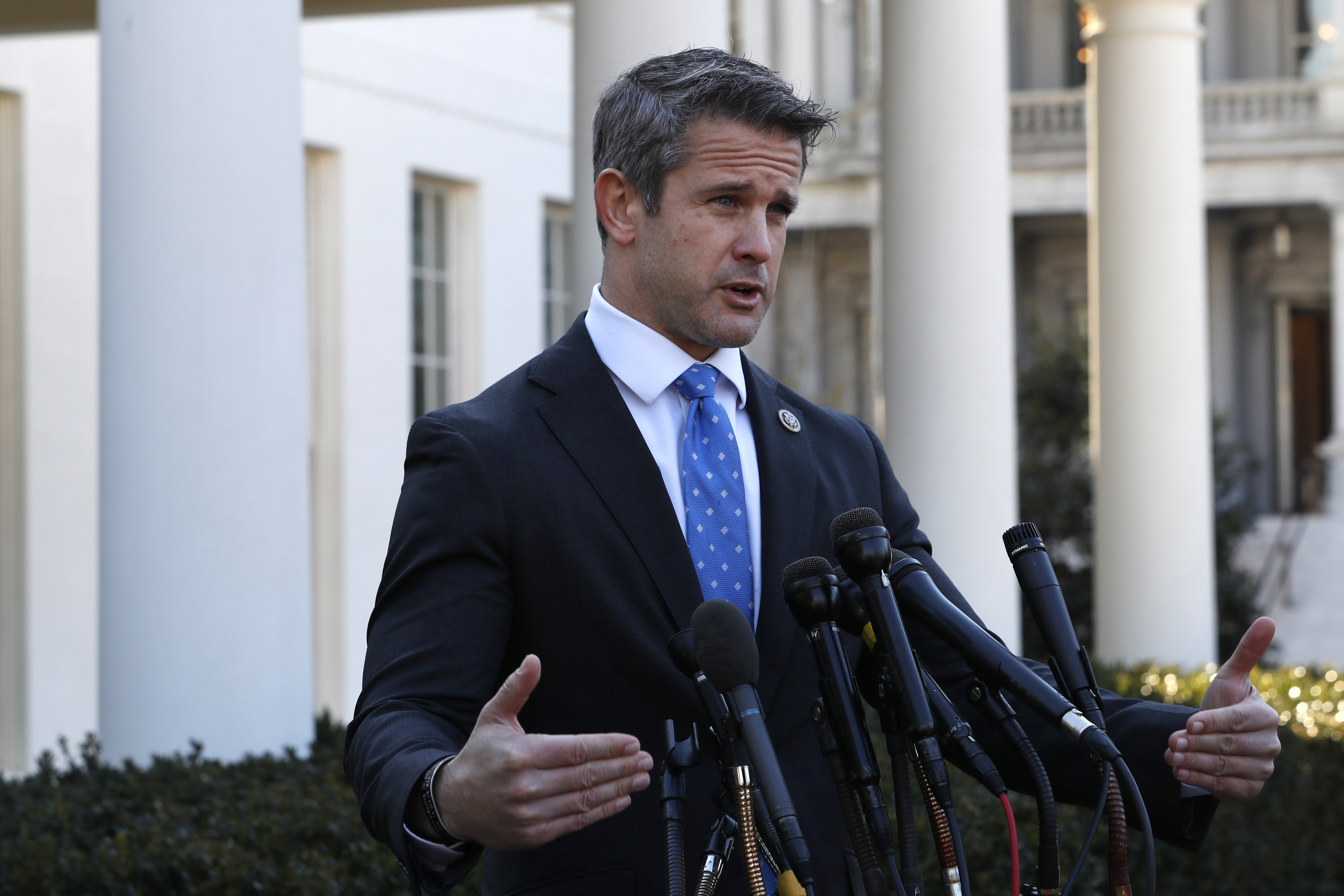 U.S. Rep. Adam Kinzinger's press call over impeachment, other issues