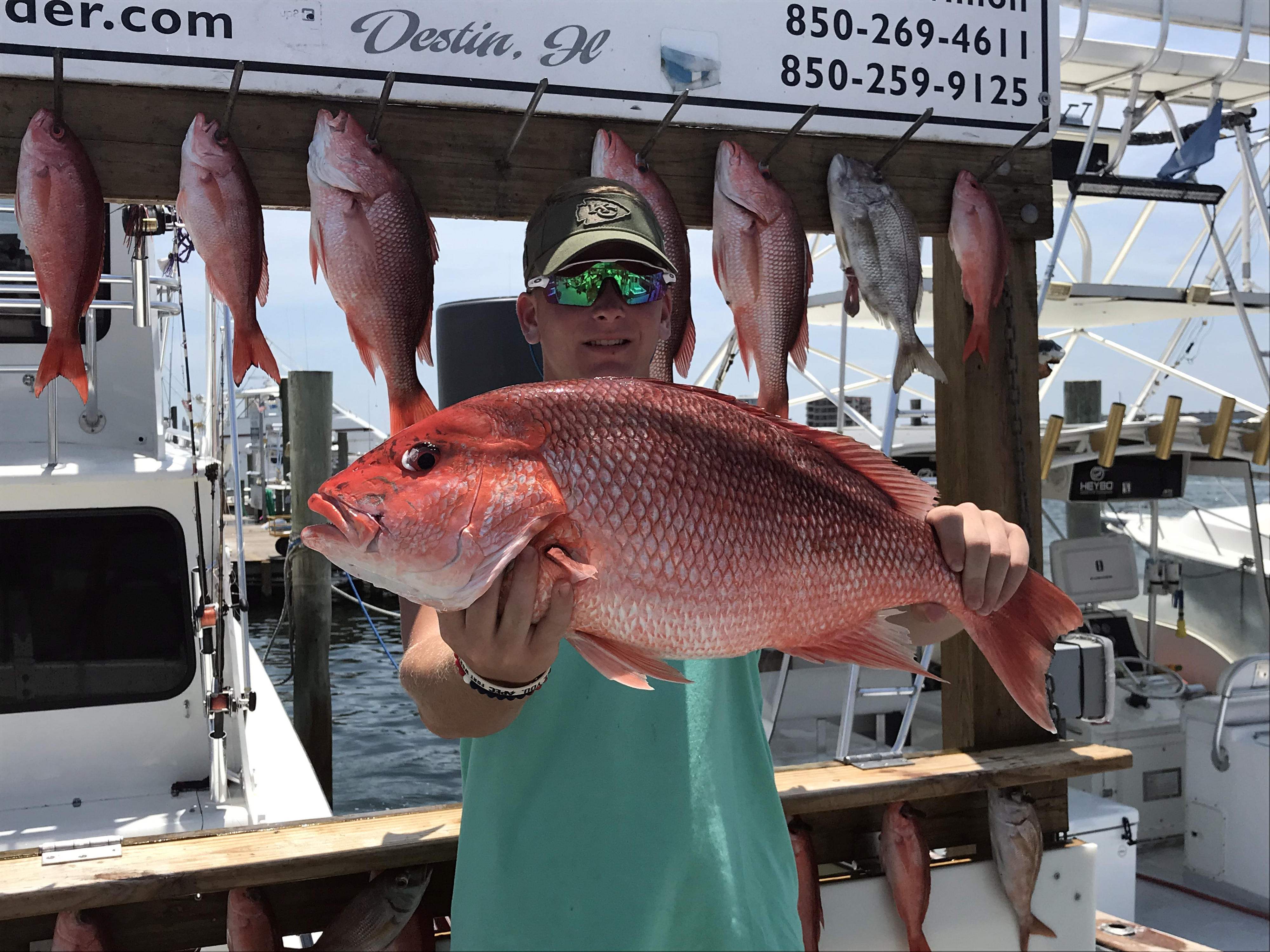 LISTEN: Fishing Report (07.09.19) Red snapper days winding down for recreational guys, charters open through end of month
