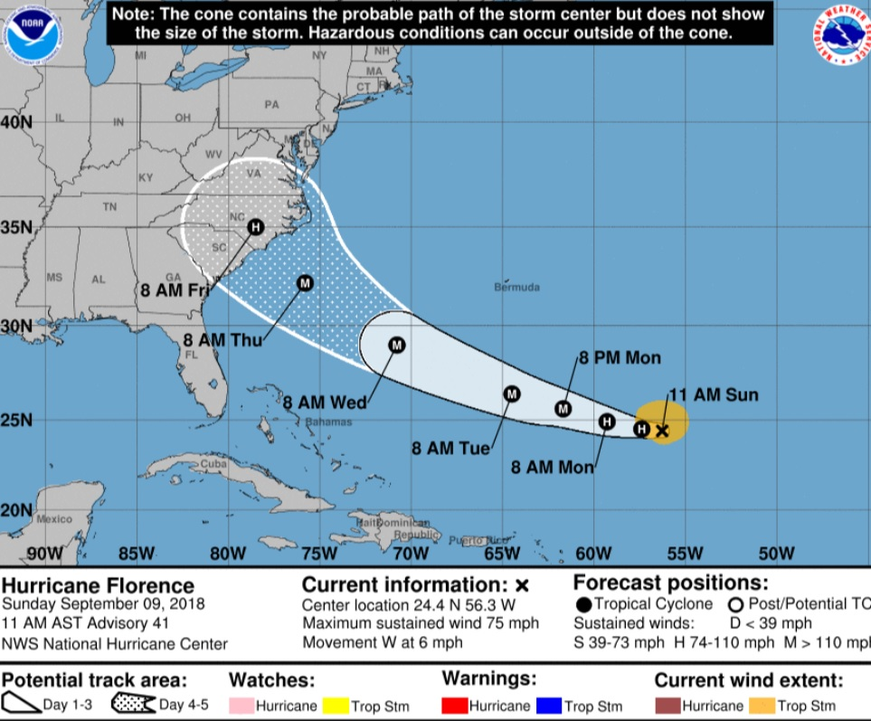 HURRICANE FLORENCE UPDATE (Sept. 10, 4 p.m.) episode artwork