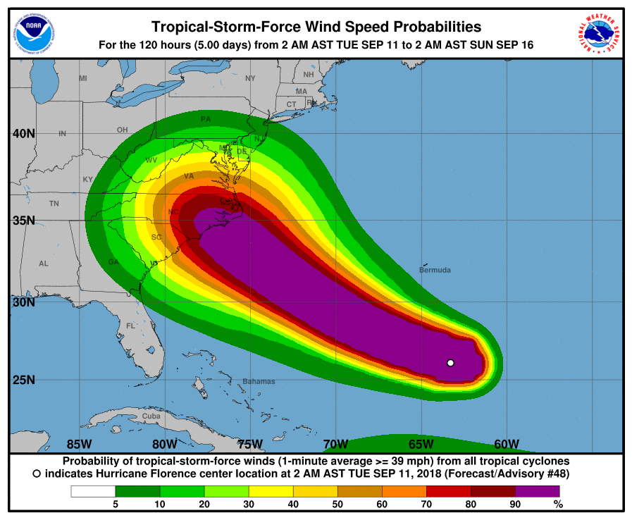 HURRICANE FLORENCE UPDATE - Tuesday Sept. 11 - 10 am episode artwork