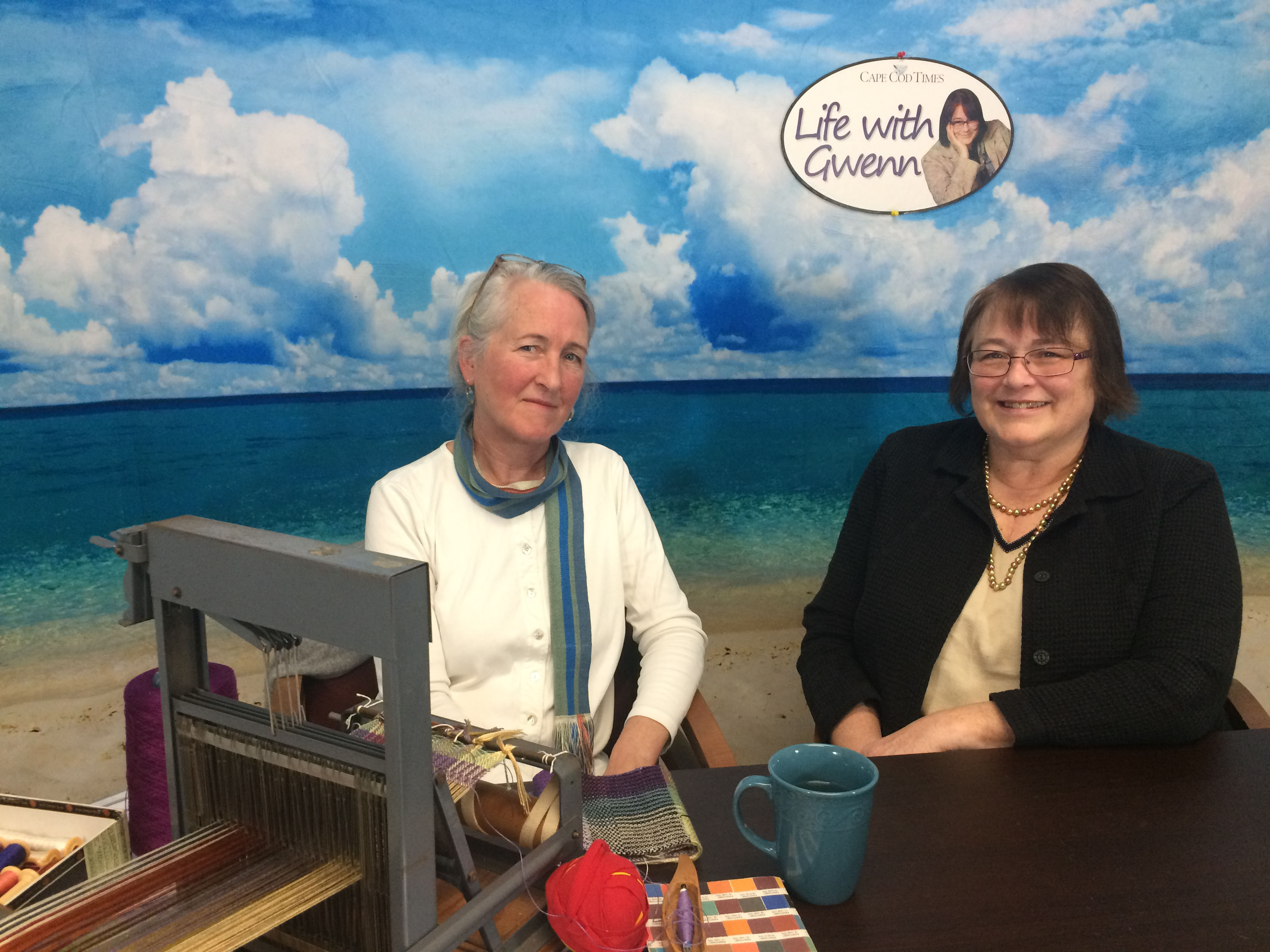 Weaving with fiber artist Gretchen Romey-Tanzer on ‘Life with Gwenn’ episode artwork