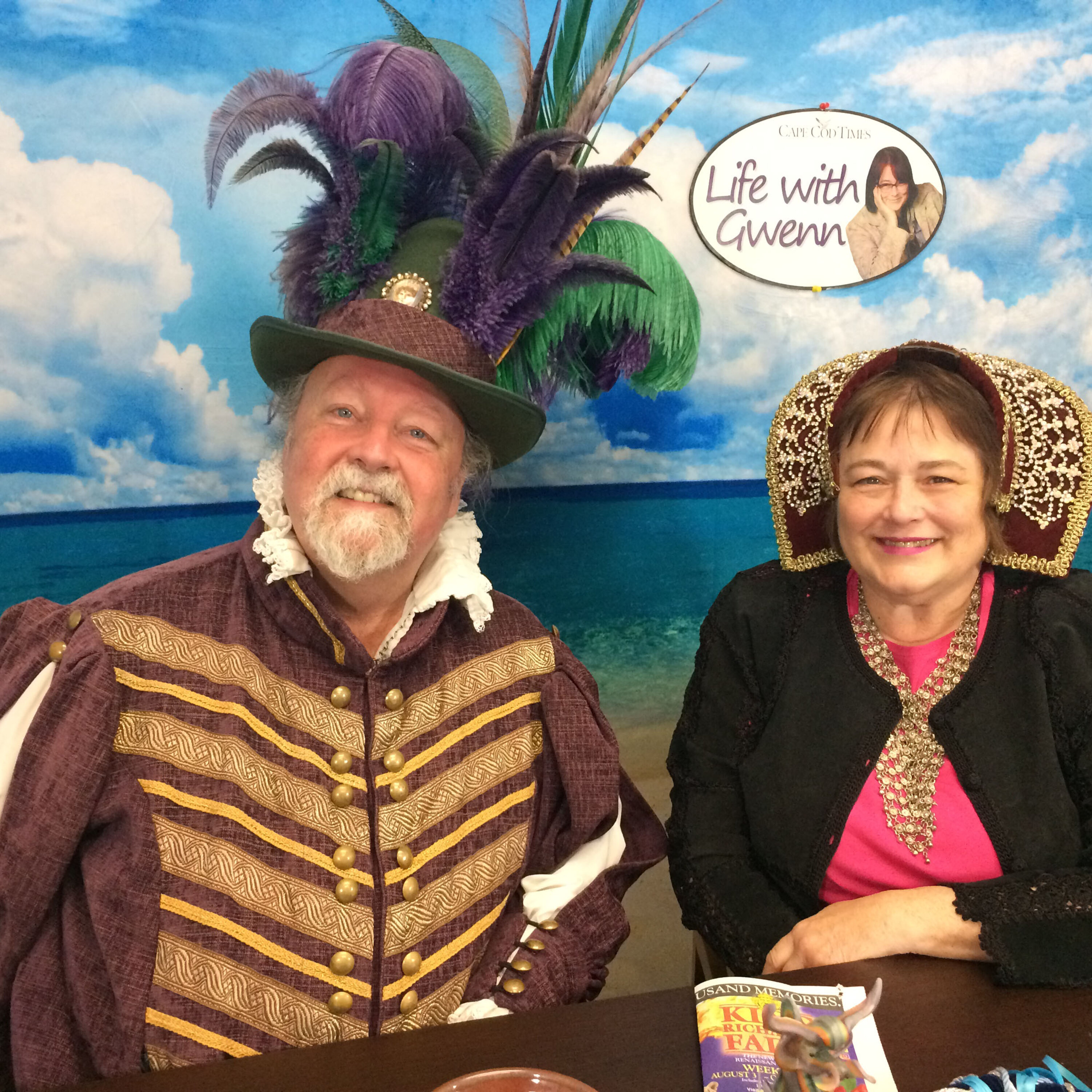 Lord Perceval of King Richard's Faire visits 'Life with Gwenn'