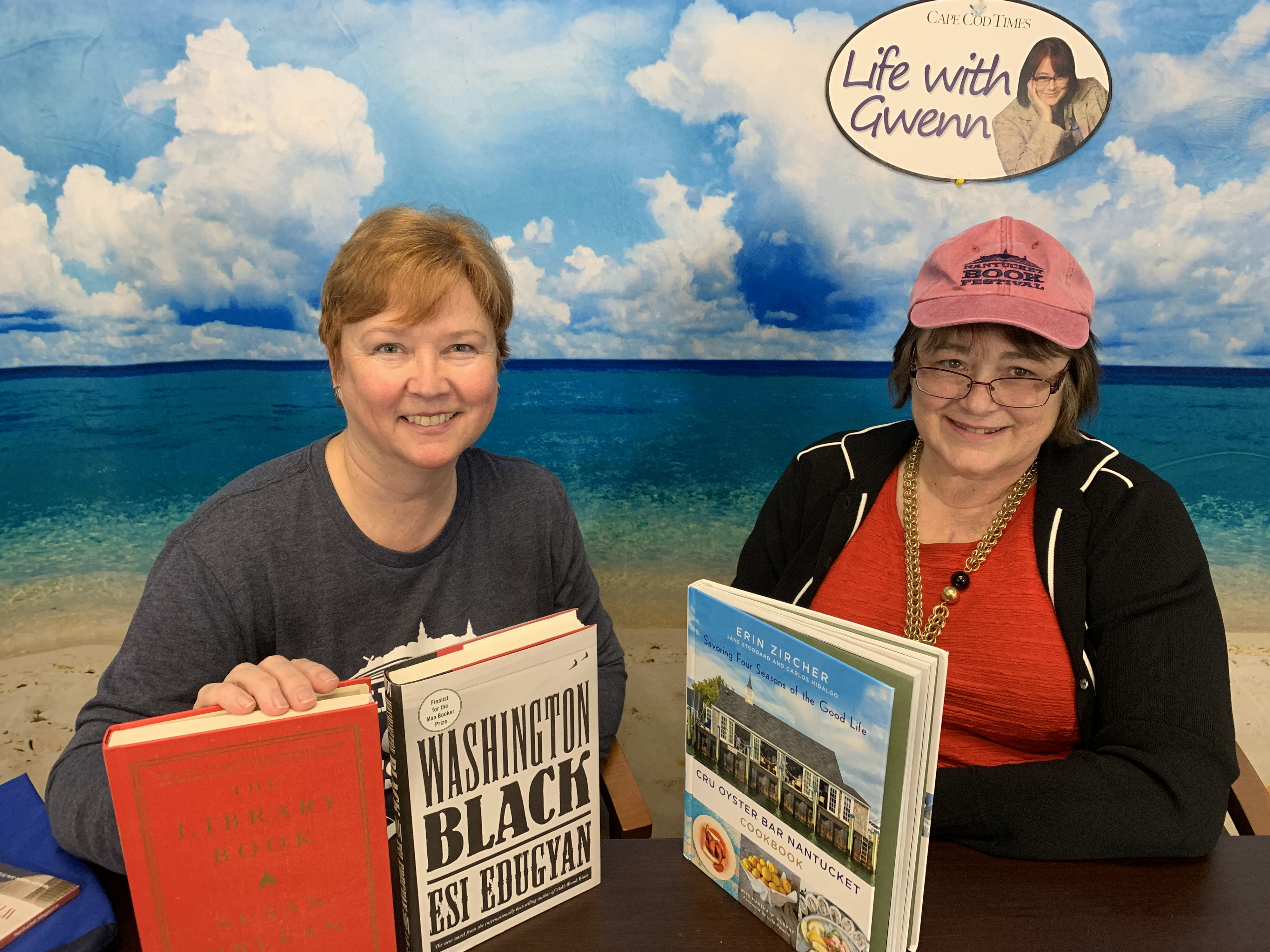 Reading into the Nantucket Book Festival on 'Life with Gwenn' episode artwork