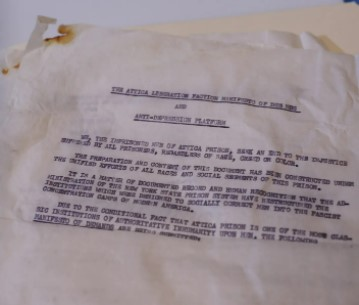 Attica Prisoner's Manifesto read by Howard J. Coles