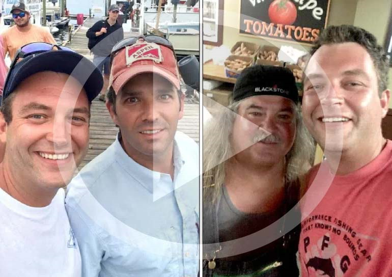 LISTEN: Local man meets Trump Jr. and Swamp People's Bruce Mitchell