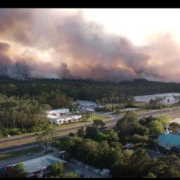 LISTEN: Wildfires burning, damaging homes in multiple Northwest Florida counties