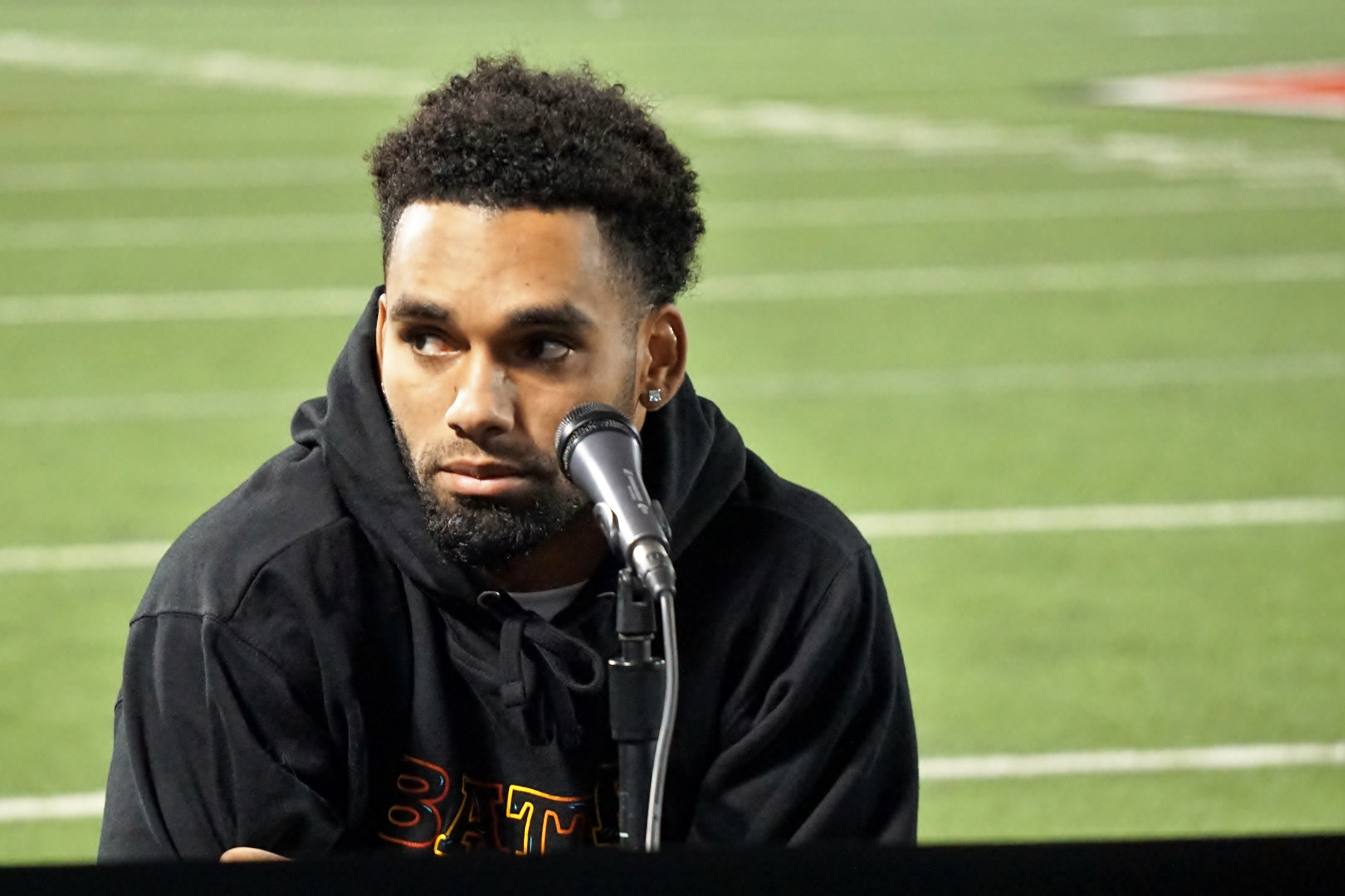 Chris Olave talks about his recruitment to Ohio State and recent games