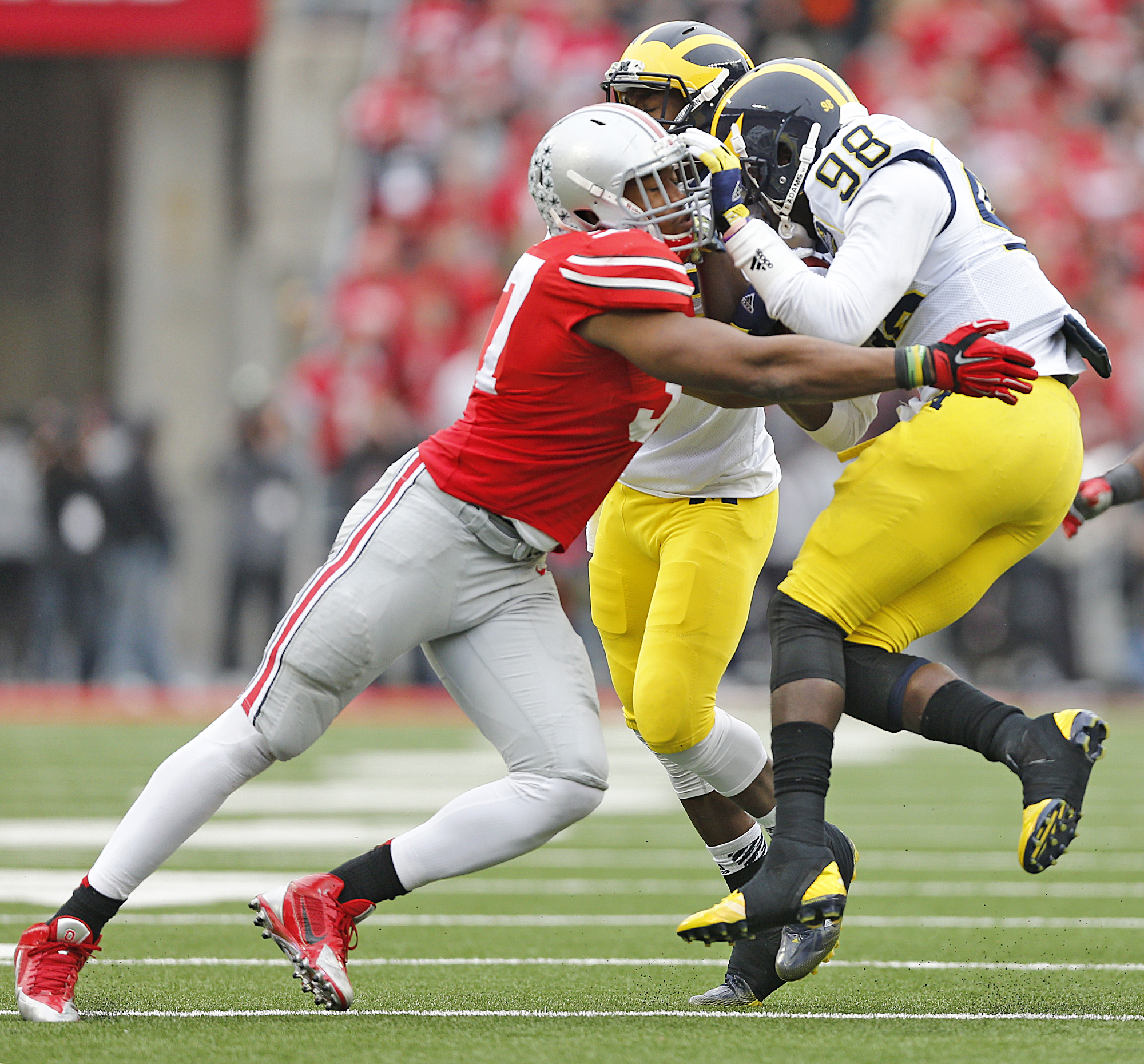 What is Joshua Perry's favorite memory of Ohio Stadium?