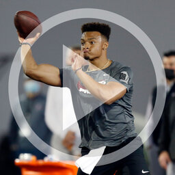 Justin Fields, Ryan Day and other Buckeye football players discuss pro day