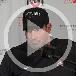Ryan day press conference | Ohio State destroys Maryland 73-14