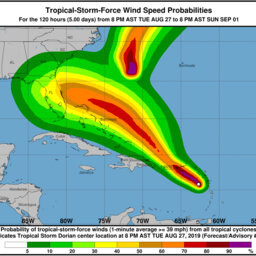 National Hurricane Center - TS Dorian - Aug28 11AM UPDATE