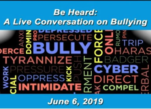 Be Heard: A live conversation on bullying