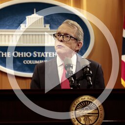 Ohio Governor Mike DeWine talks about criminal warrants