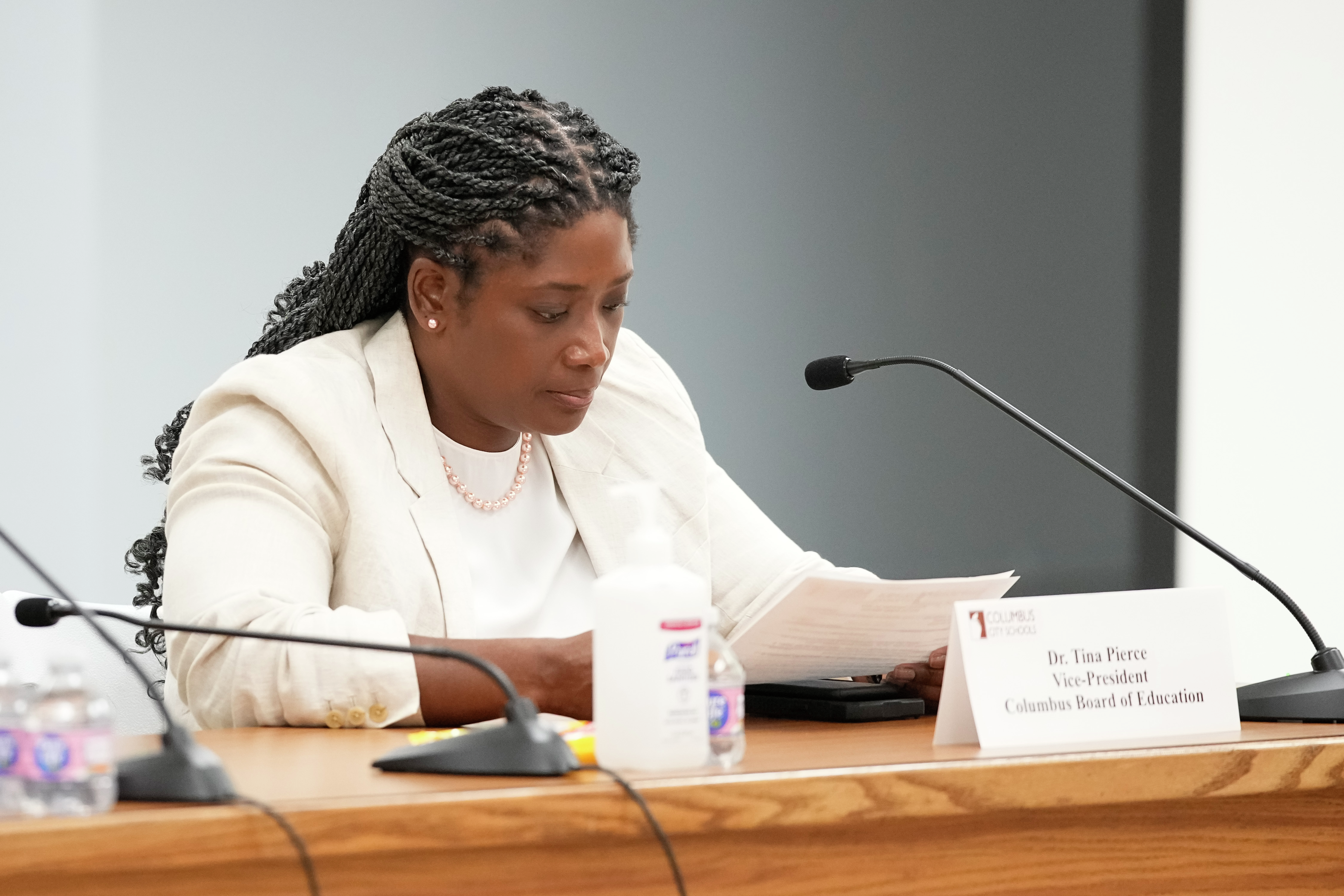 Taped CCS board call: Tina Pierce and Brandon Simmons