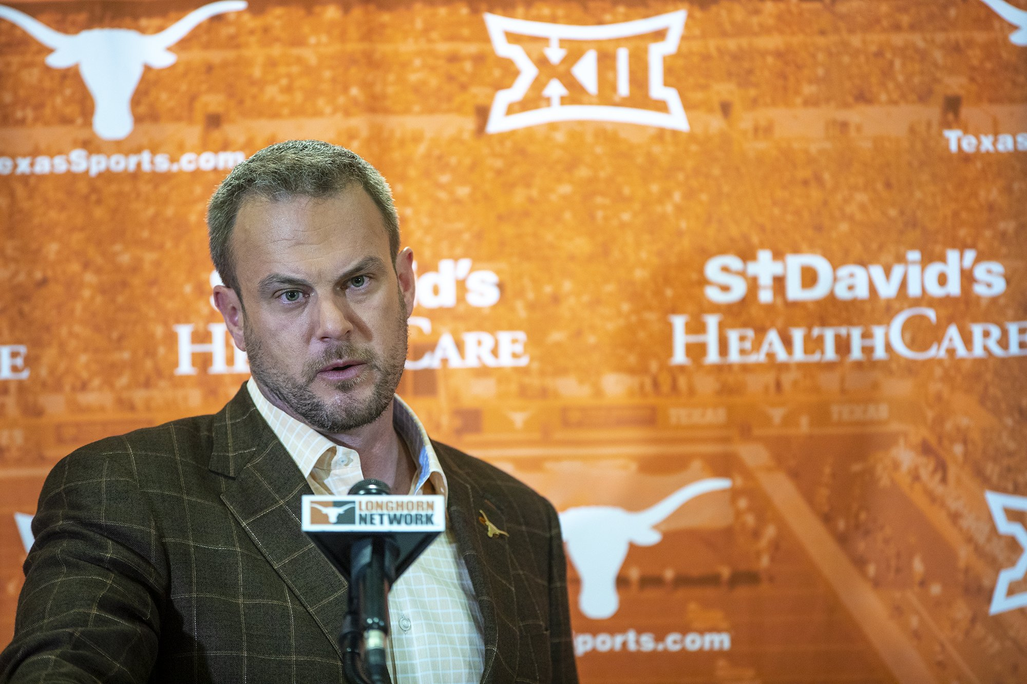 LISTEN: Texas coach Tom Herman discusses roster movement, new coaching staff