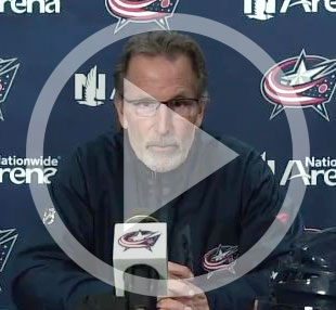 John Tortorella press conference: Panthers 5 – Blue Jackets 4 (OT)