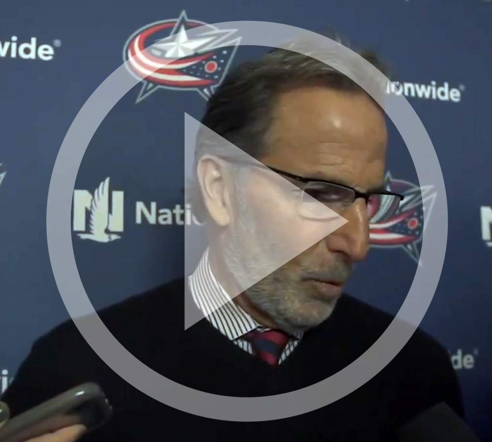John Tortorella press conference | Blue Jackets 2 – Rangers 1