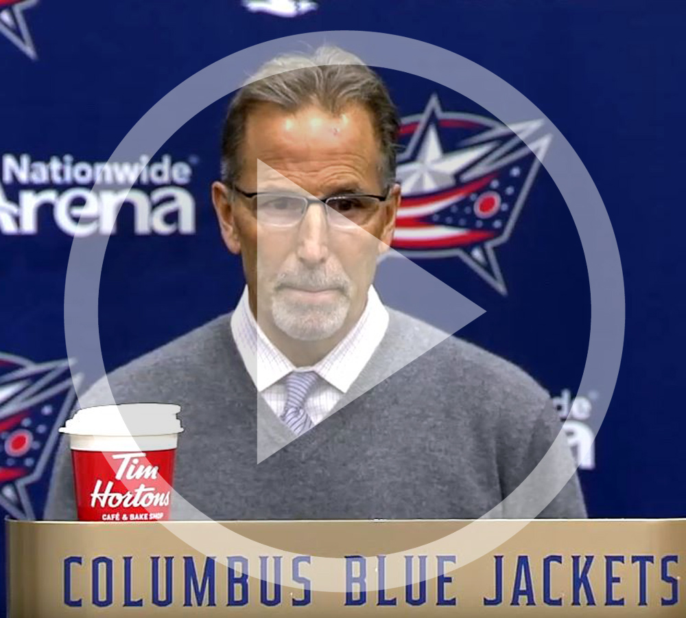 John Tortorella press conference | Coyotes 4 – Blue Jackets 2