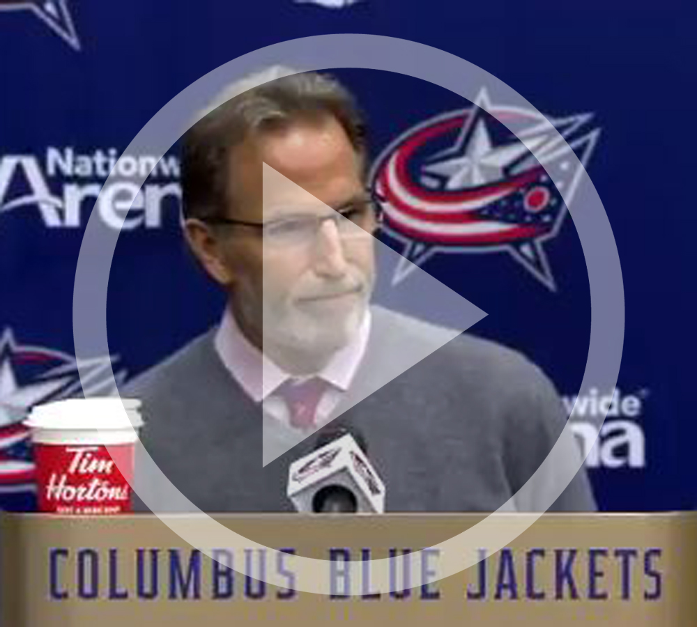 John Tortorella press conference | Blue Jackets 3 – Bruins 0