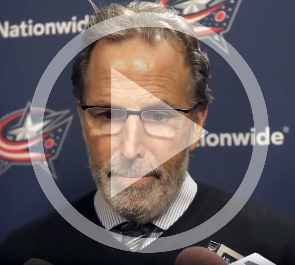John Tortorella press conference | OT: Flames 3 – Blue Jackets 2