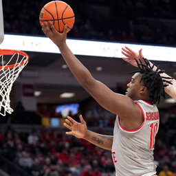Ohio State snaps five game losing streak with 93-77 victory over Iowa