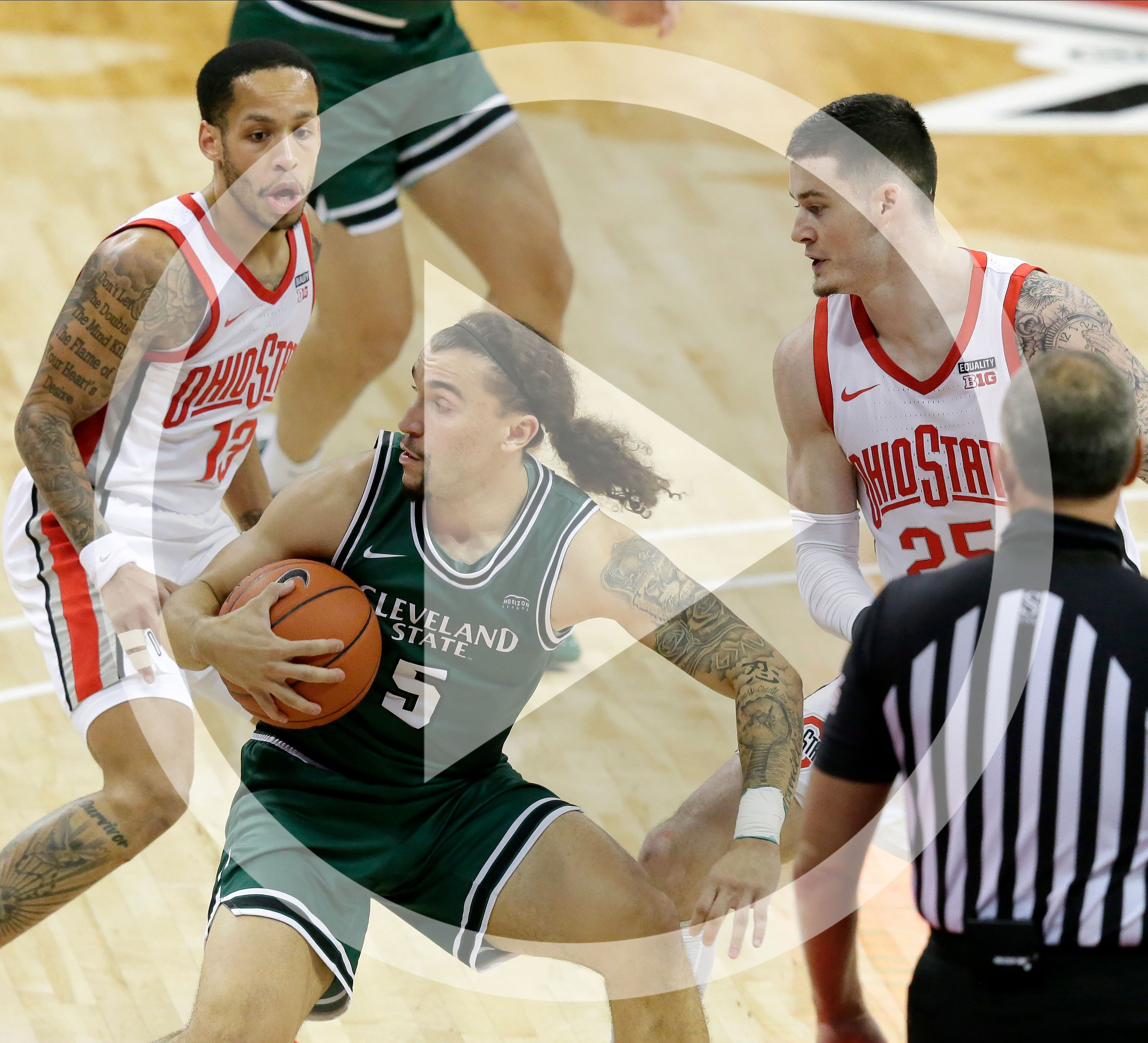 Buckeyes beat Cleveland State 67-61, prepare for Big Ten play