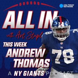 Giants tackle Andrew Thomas and USA TODAY's Jori Epstein join the show as we preview Cowboys game
