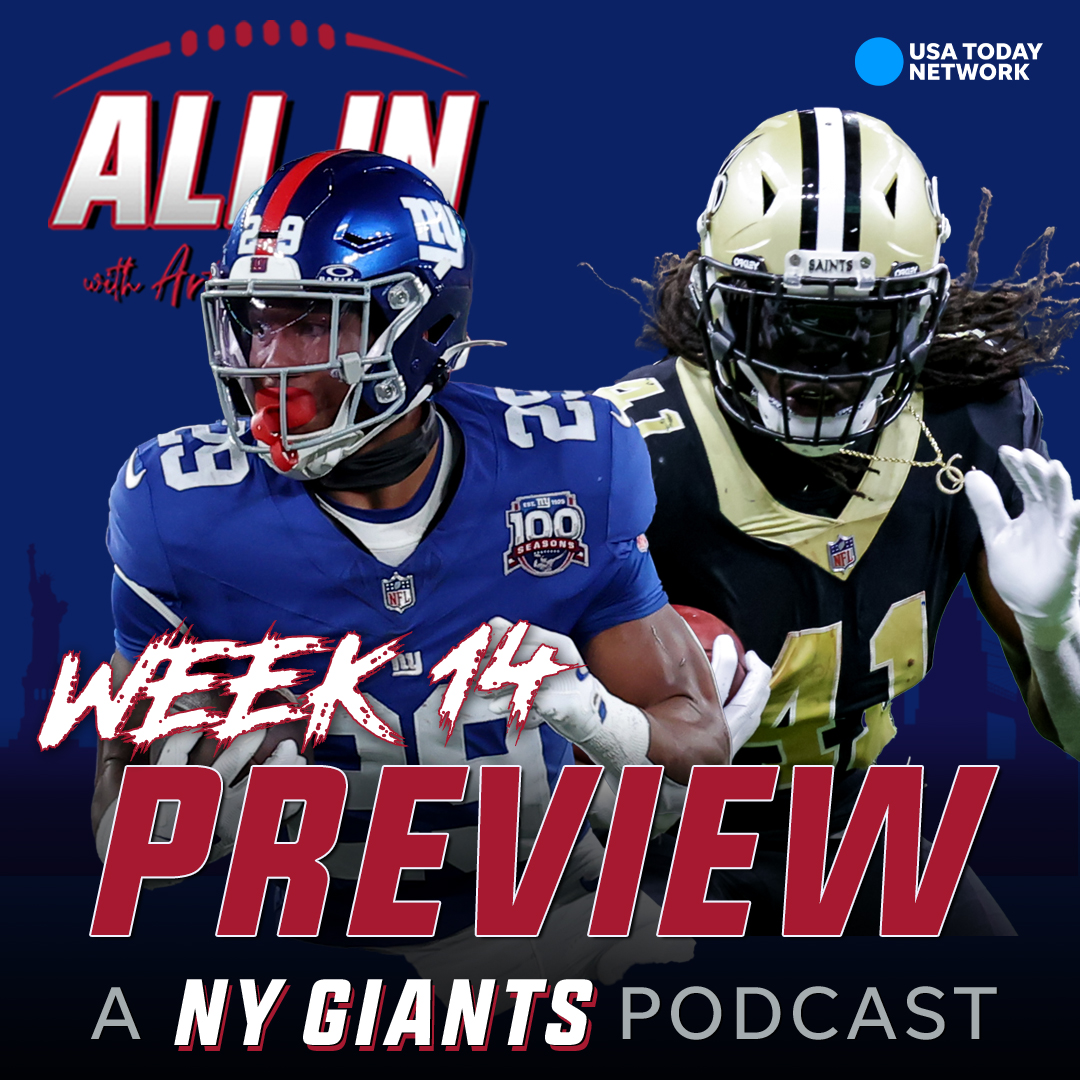 Week 14 Preview: Giants get set to take on the Saints at MetLife Stadium
