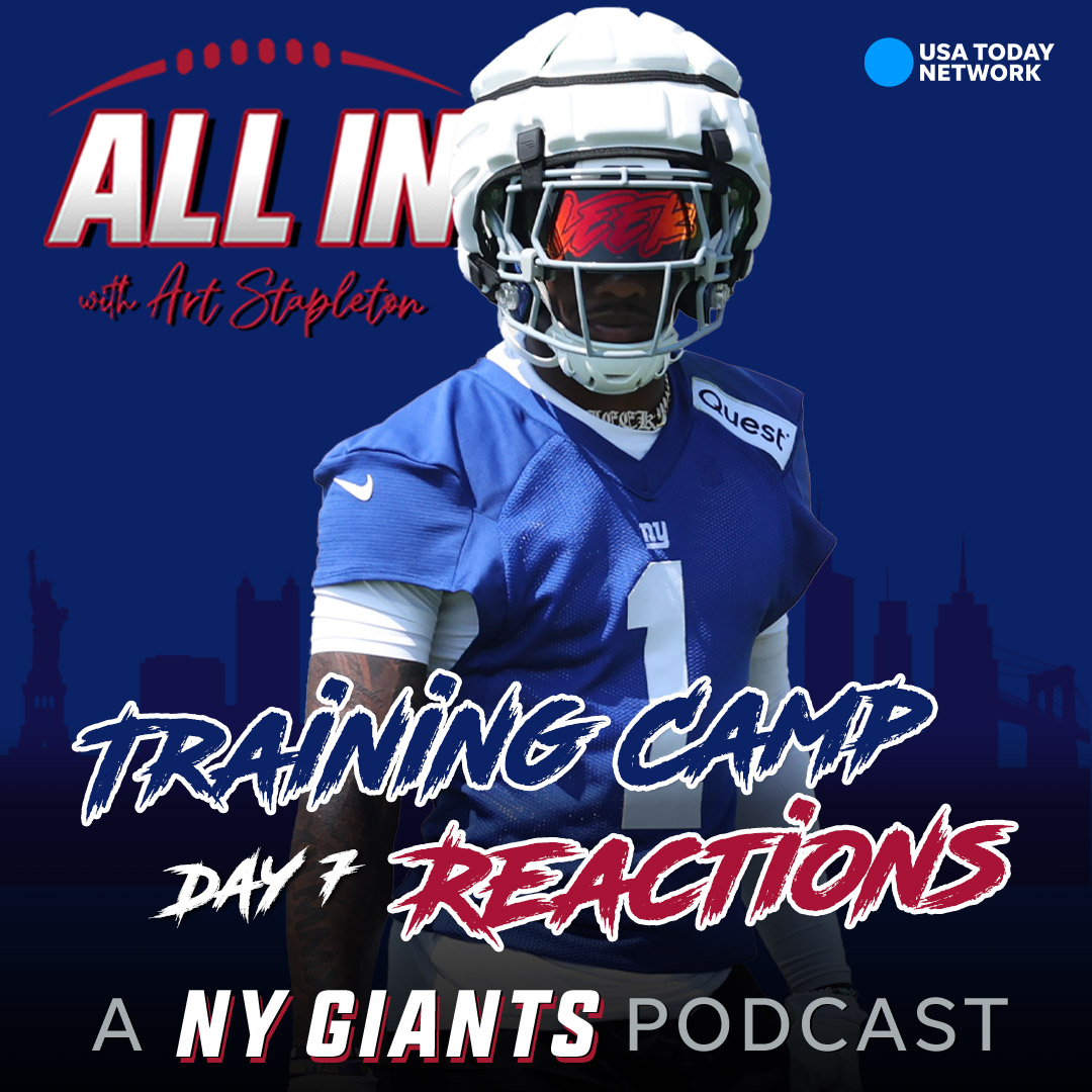 New York Giants day seven training camp reactions 