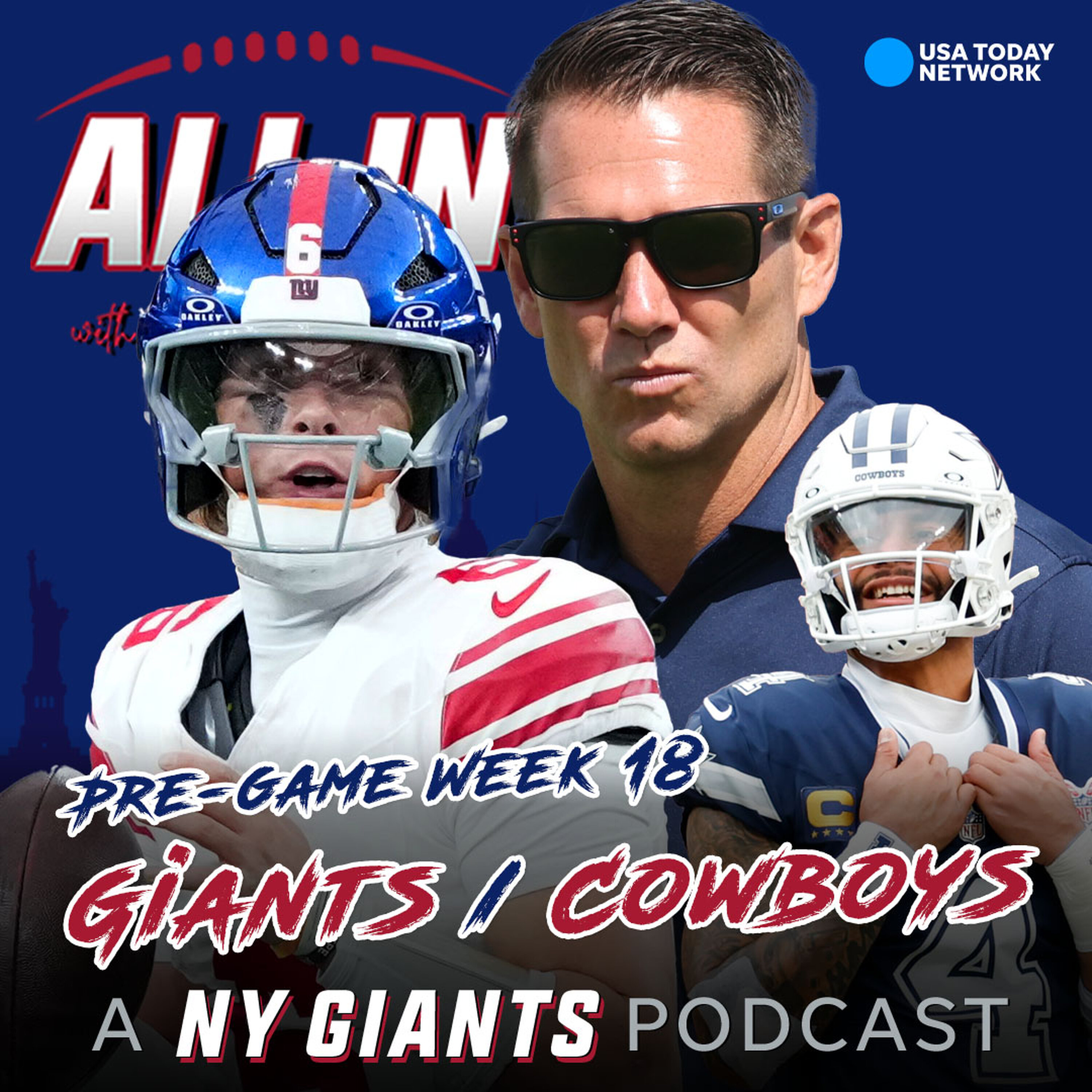 Pre-Game Report Wk 18: Coaching candidates, Dart, and more before Giants/Cowboys at MetLife Stadium