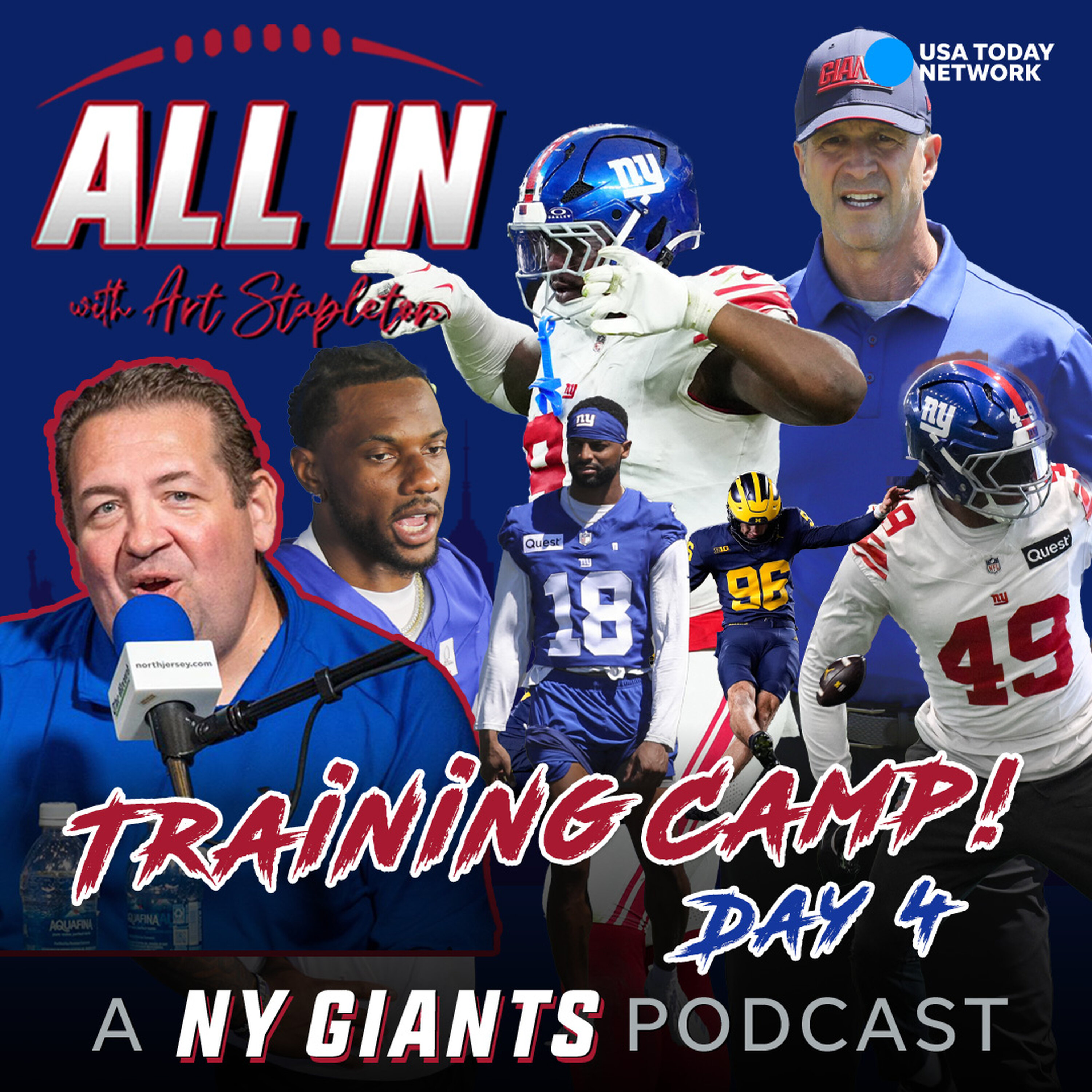 Day four from NY Giants training camp artwork