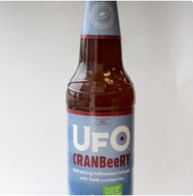 UFO Cranbeery Harpoon Brewery's cranberry-infused hefeweizen perfect for holiday