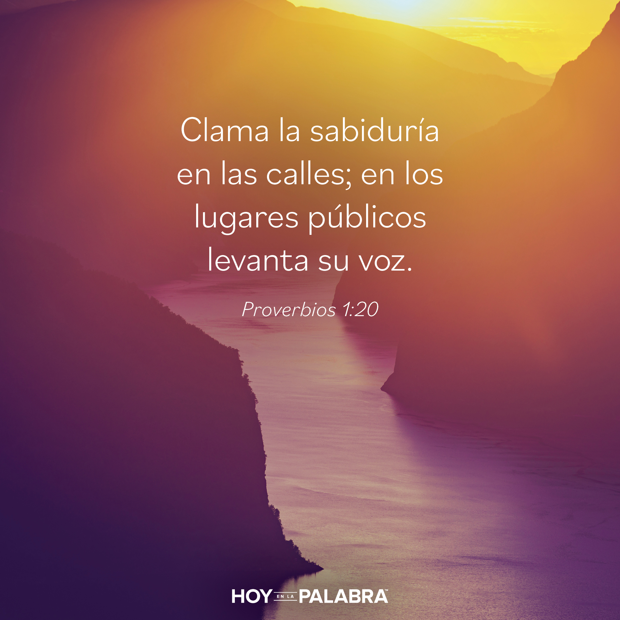 El clamor de la sabiduría