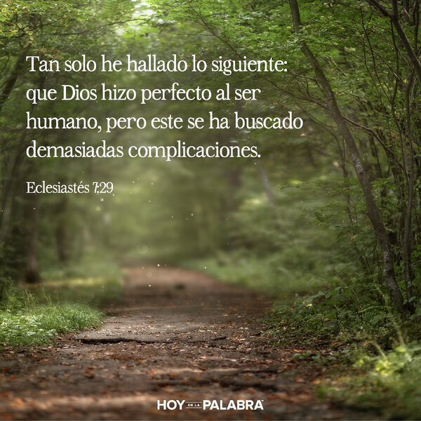 LA INTENCIÓN ORIGINAL DE DIOS