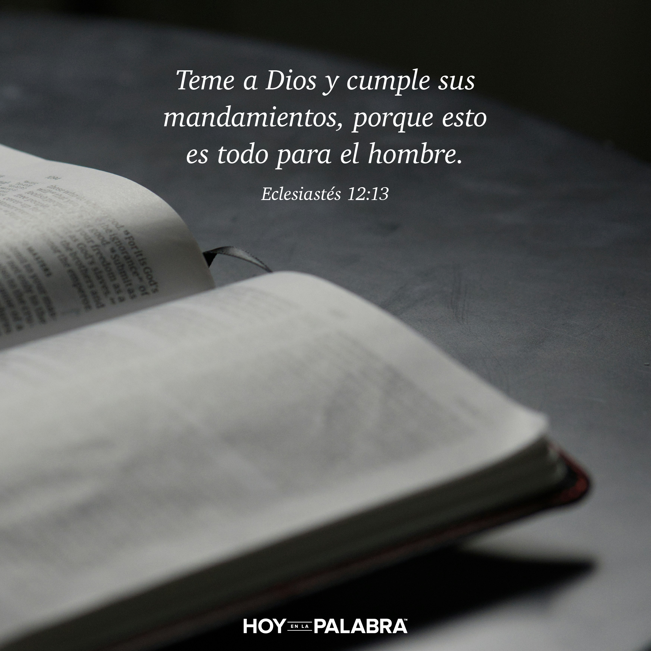 UN PROPÓSITO TEMEROSO DE DIOS