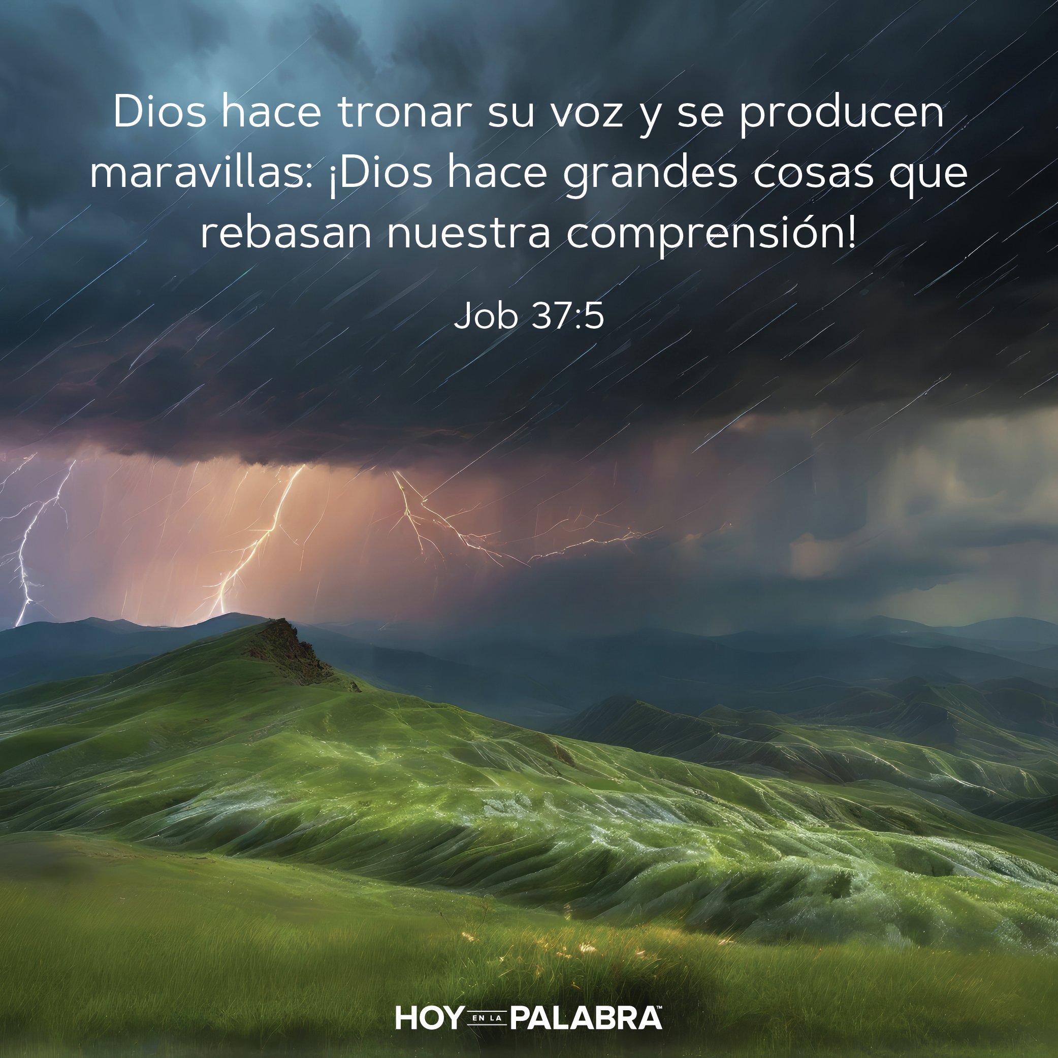 ELIÚ: DIOS ES GRANDE