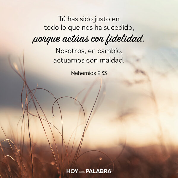 La fidelidad de Dios