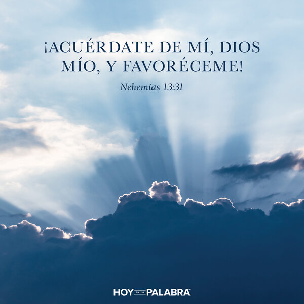 ¡Favoréceme, Dios mío!