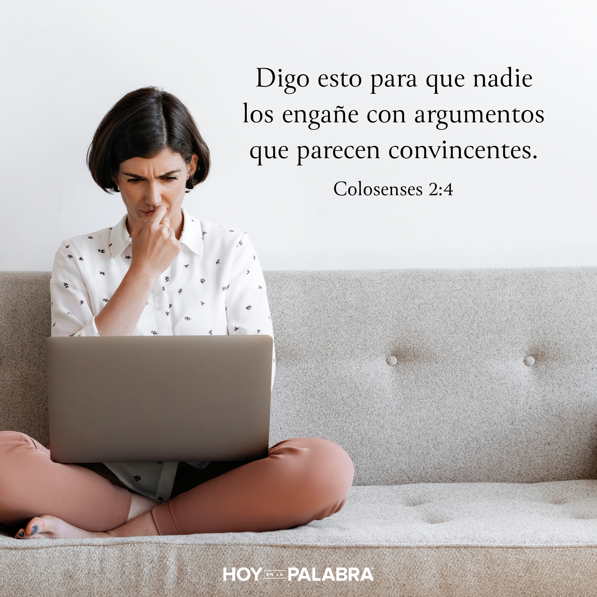 ADVERTENCIA EN CONTRA EL ENGAÑO