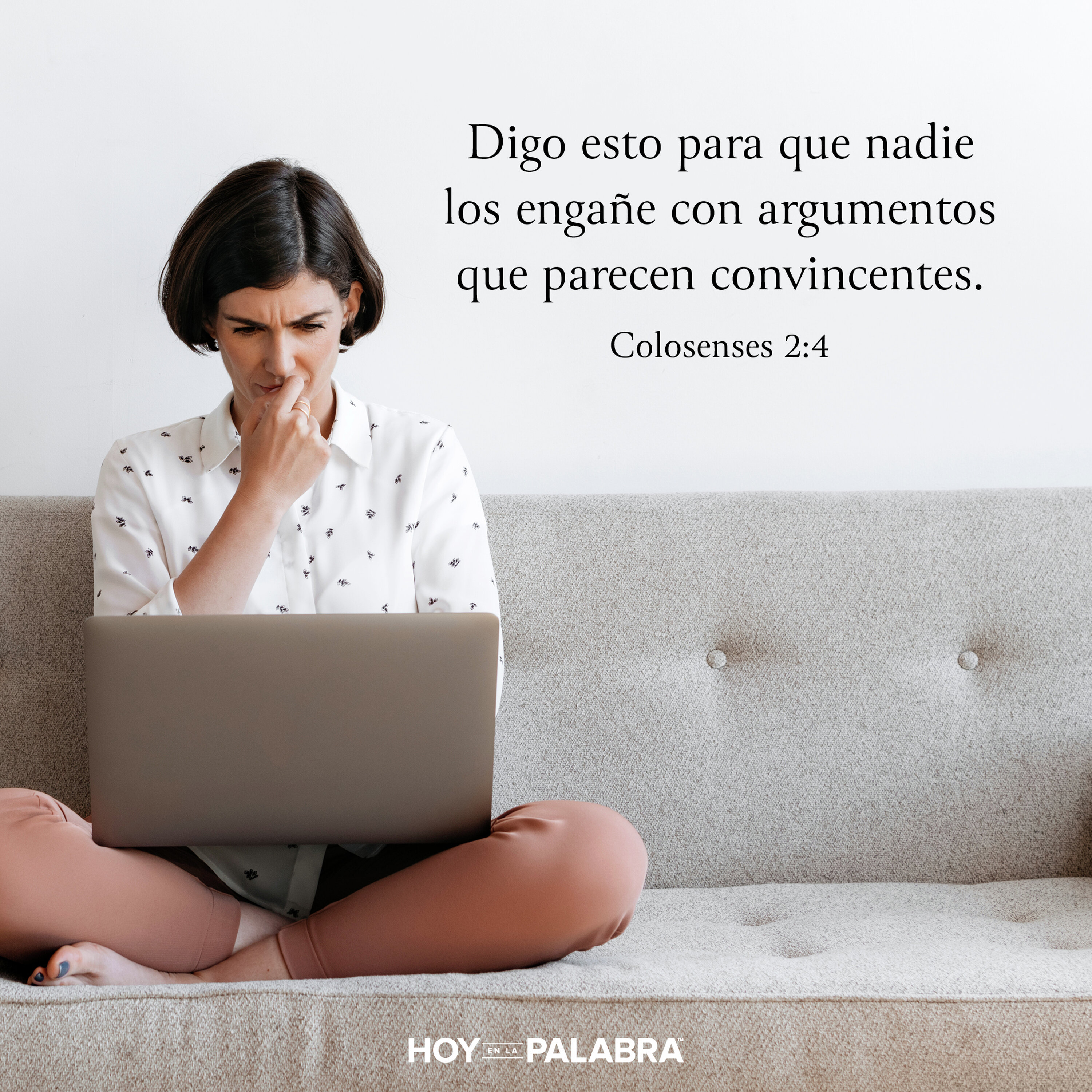 ADVERTENCIA EN CONTRA EL ENGAÑO