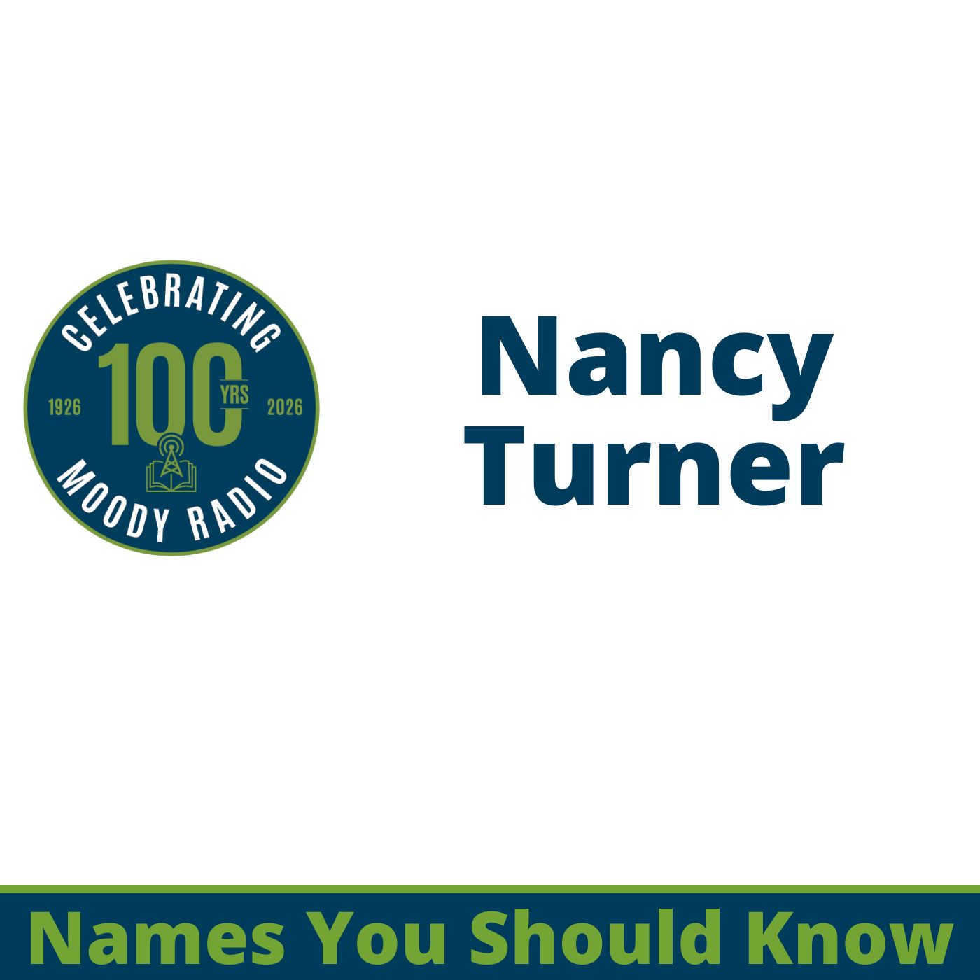 Nancy Turner | Names You Should Know