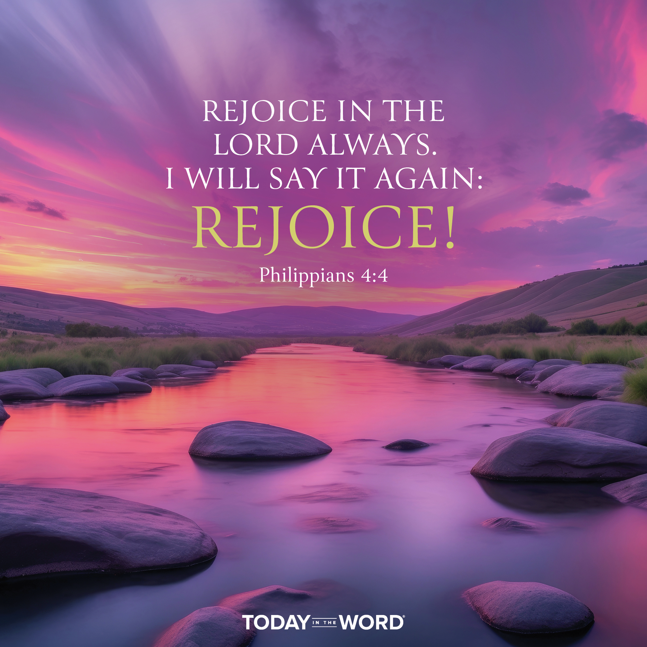 Rejoice and Give Thanks
