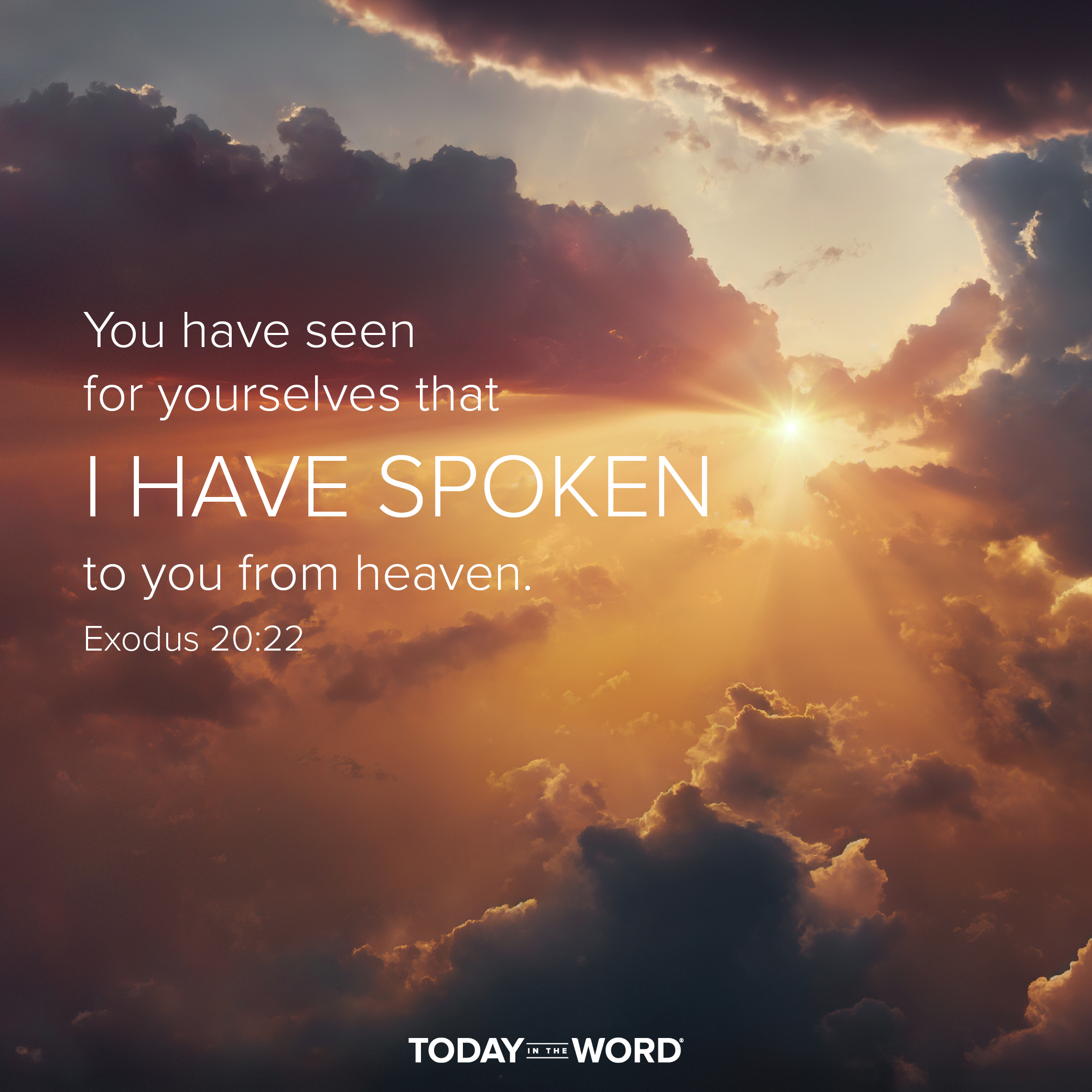 God Communicates His Law