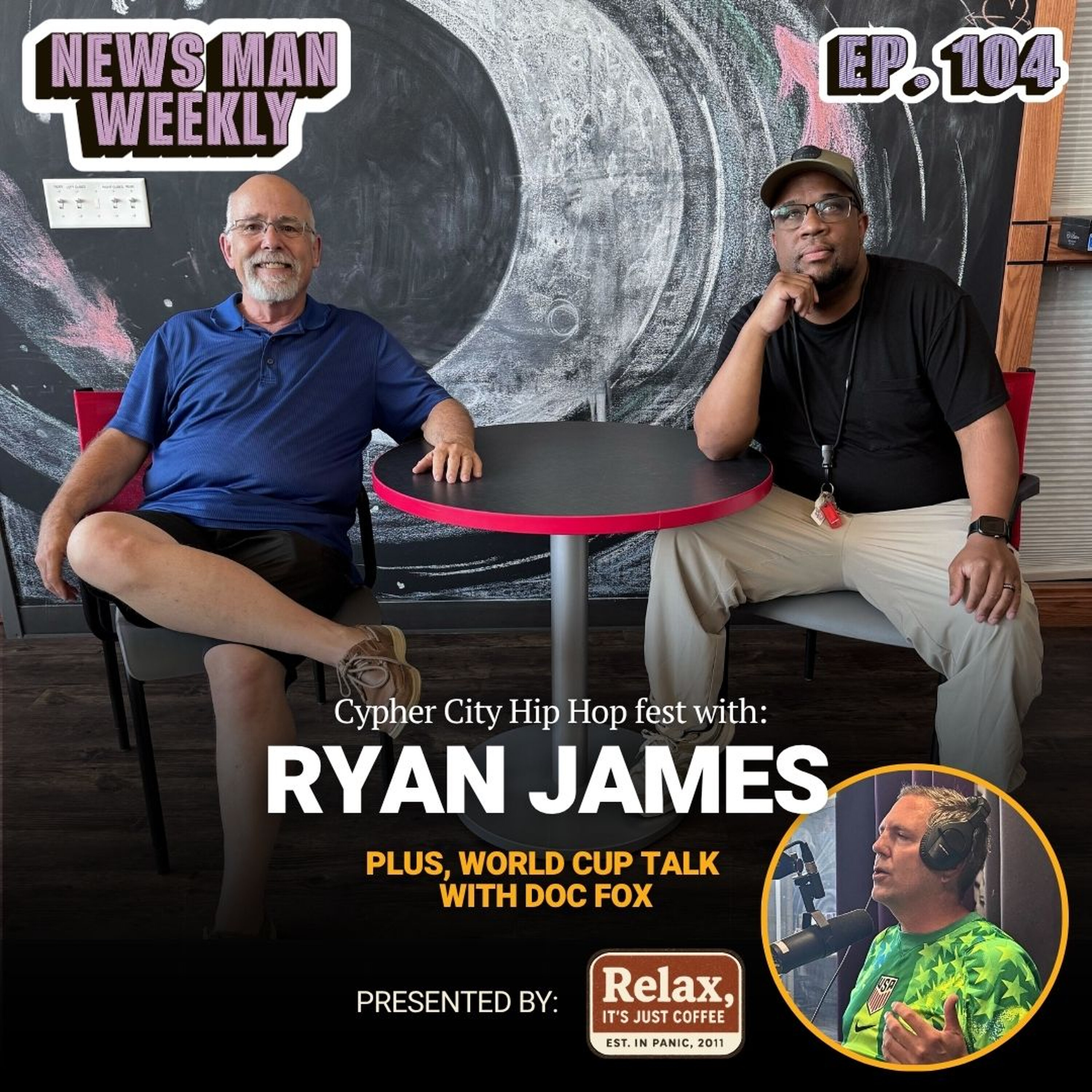 News Man Weekly: Ryan James on Cypher City Hip Hop fest, World Cup fever, downtown Mansfield living and more! episode artwork