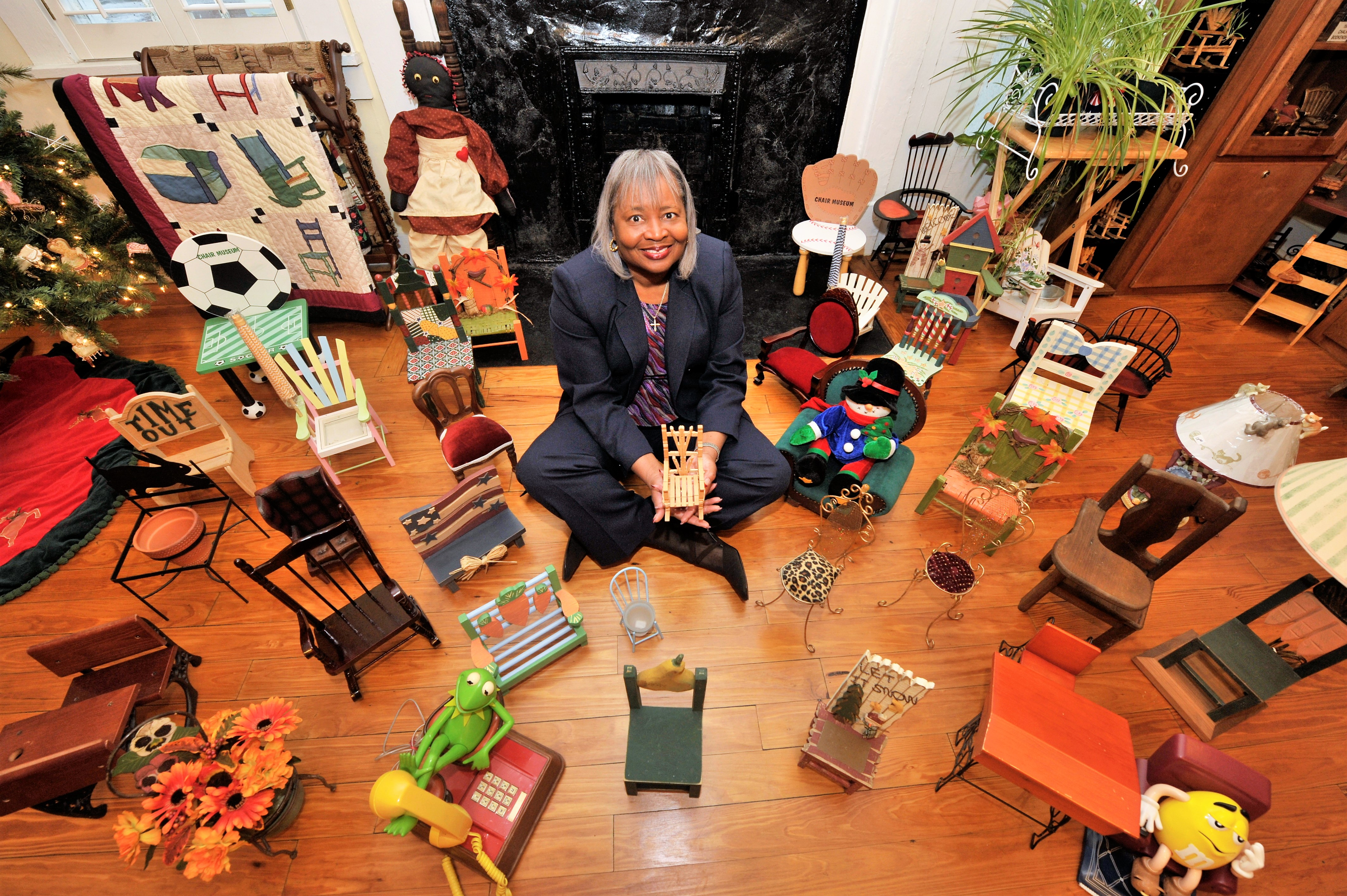 The joy of collecting barf bags, miniature chairs, and bricks