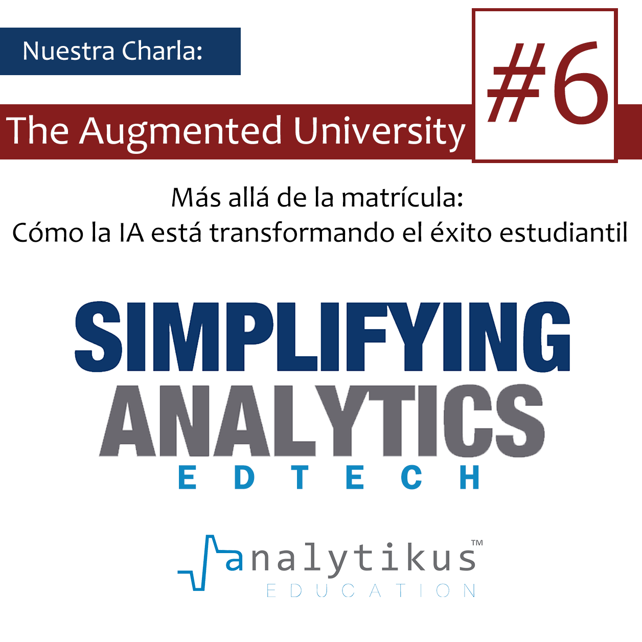 Portada de Simplifying Analytics - EdTech