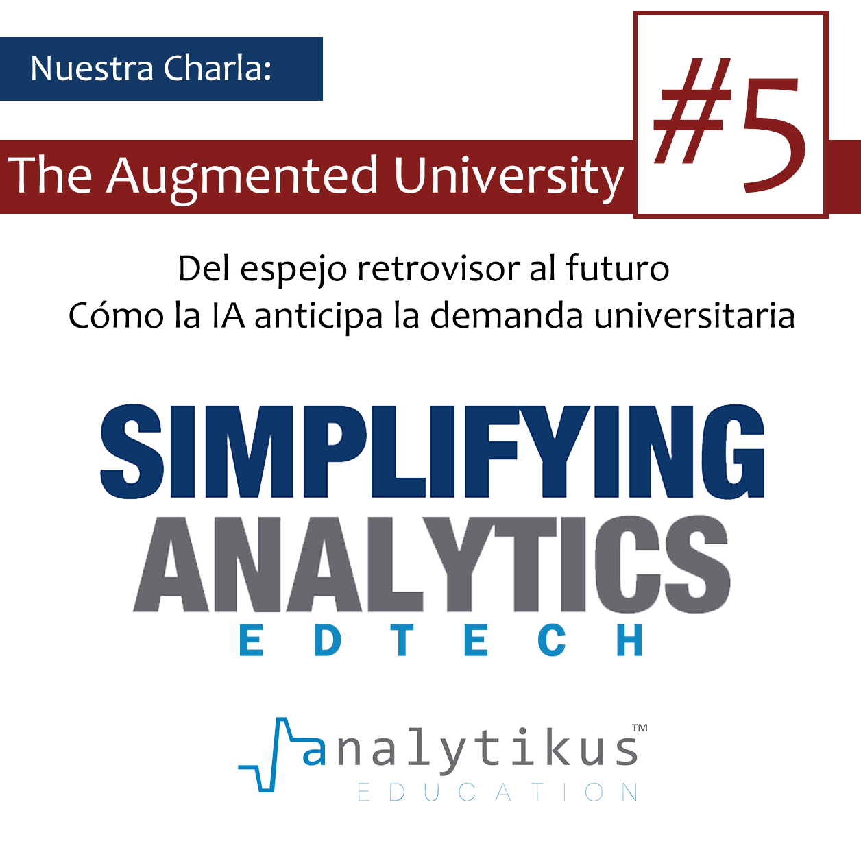 Portada de Simplifying Analytics - EdTech