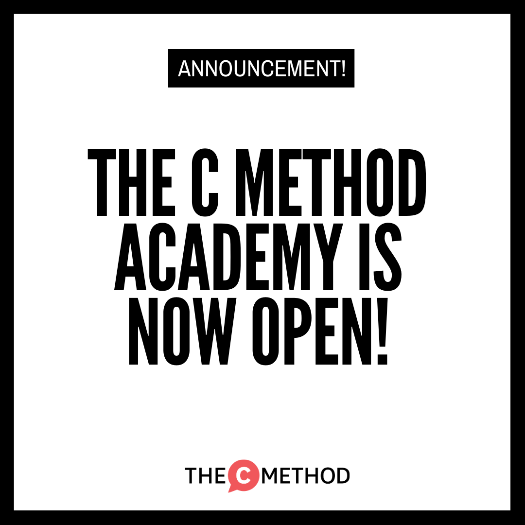 Doors to The C Method Academy are now OPEN - 2 weeks only! episode artwork