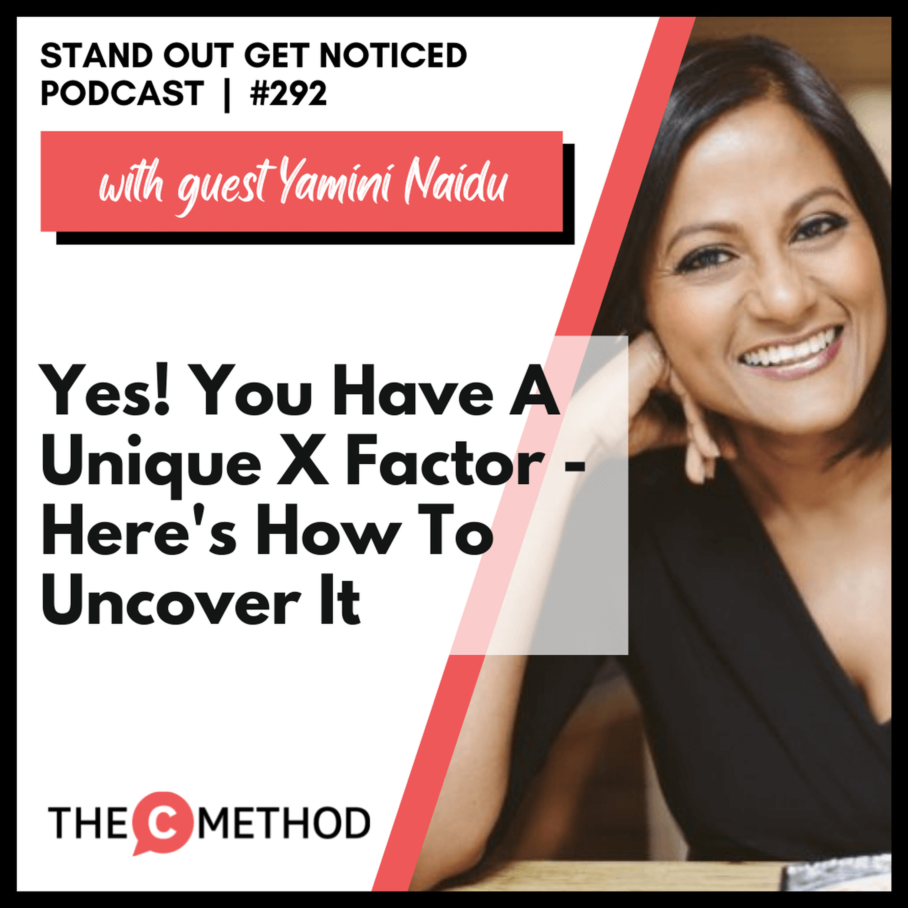 292: Yes! You Have A Unique X Factor - Here's How To Uncover It with Yamini Naidu episode artwork